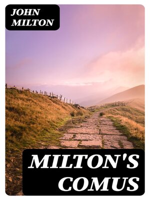 cover image of Milton's Comus